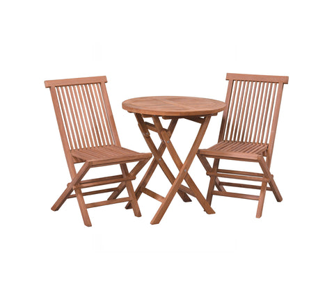 Teakstoel Klapstoel (set van 2)