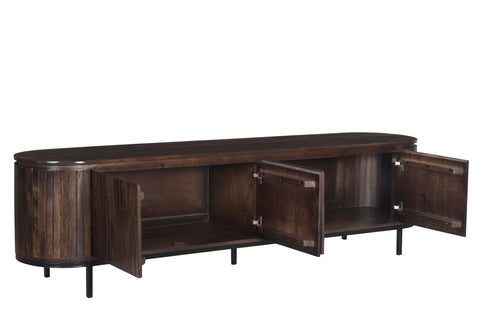 Tv dressoir Noor walnoot 210 cm