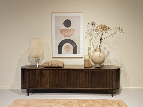 Tv dressoir Noor walnoot 210 cm