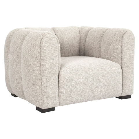 Loungestoel Novaro naturel chique