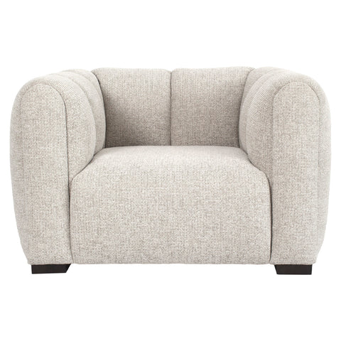 Loungestoel Novaro naturel chique
