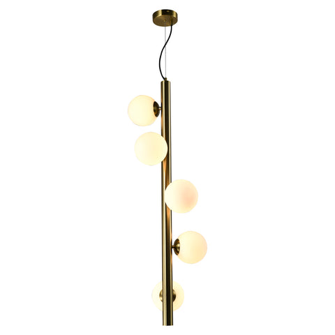 Hanglamp Elorie antiek messing
