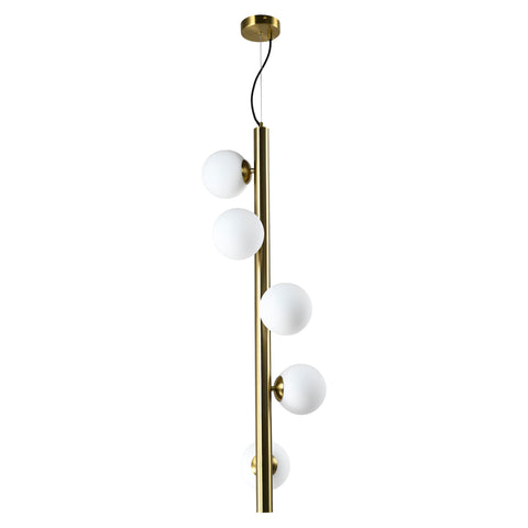 Hanglamp Elorie antiek messing