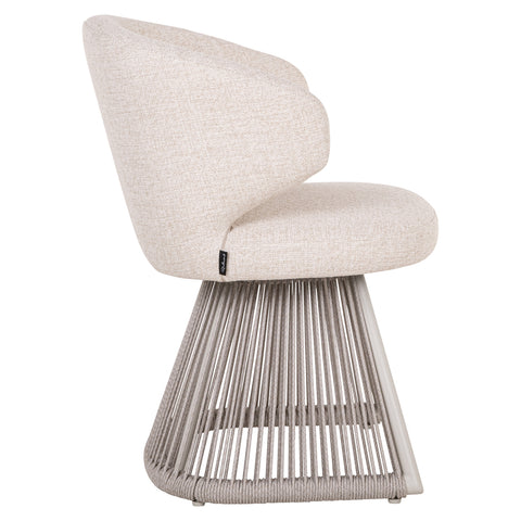 Buiten-eetkamerstoel Nuba beige alpine