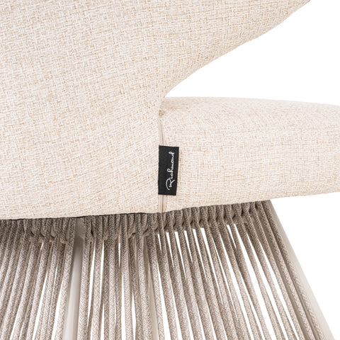 Buiten-eetkamerstoel Nuba beige alpine