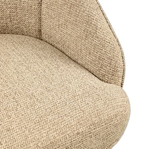Eetkamerstoel Beverly naturel chique draaibaar