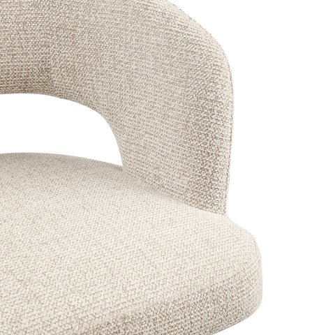Eetkamerstoel Blanca naturel chique brandvertragend