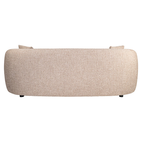 Bank Luxandra zandkleurige tweed brandvertragend