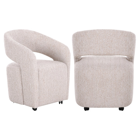 Eetkamerstoel Vixen naturel lineair