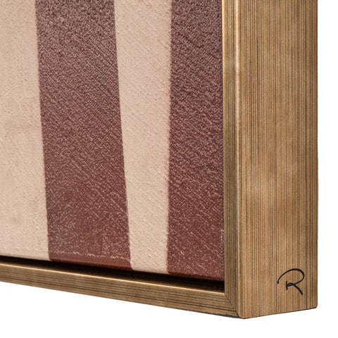 Wanddecoratie Voga bruin