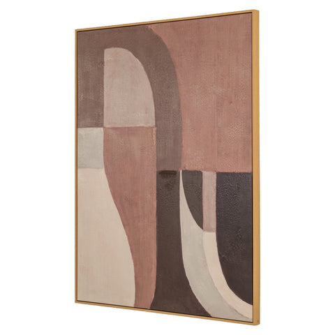 Wanddecoratie Tatu links bruin
