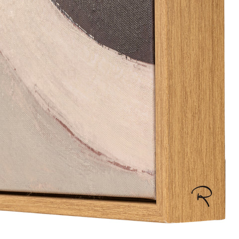 Wanddecoratie Tatu links bruin