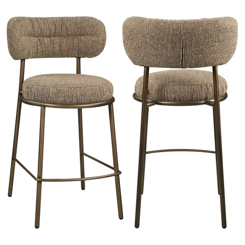 Barstoel Encanto bruine tweed