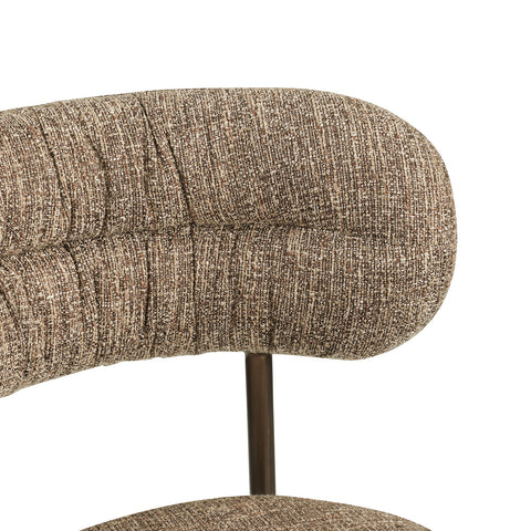 Barstoel Encanto bruine tweed