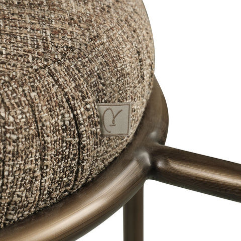 Barstoel Encanto bruine tweed