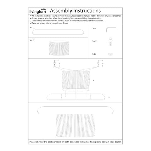 Salontafel Salvator Walnoot 140 cm