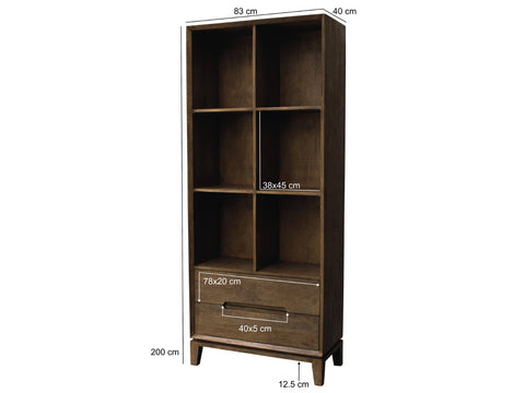 Boekenkast Cortez 83 cm