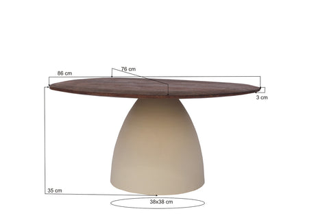 Brix bruin 86 cm