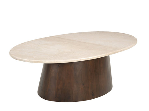 Salontafel Brix Bottecino Ovaal 120 cm