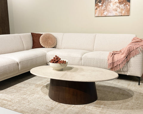 Salontafel Brix Bottecino Ovaal 120 cm