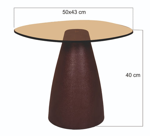 Brix Mylon bordeaux 50 cm