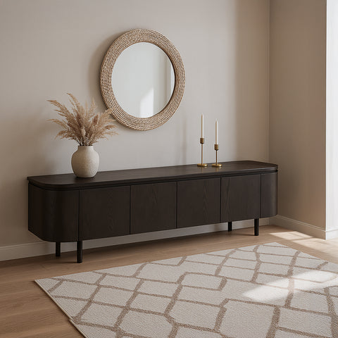 Tv dressoir Tobago Espresso 210 cm