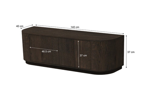 Dressoir Novero Espresso 140 cm