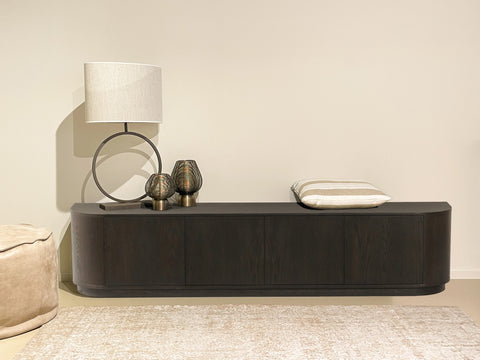 Tv dressoir Novero Espresso 220 cm