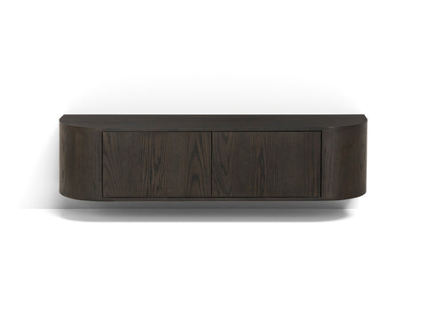 Tv dressoir Novero espresso zwevend 140 cm