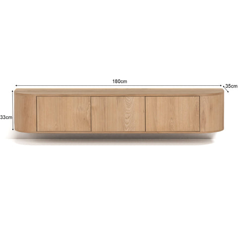 Tv dressoir Novero Zwevend 180 cm