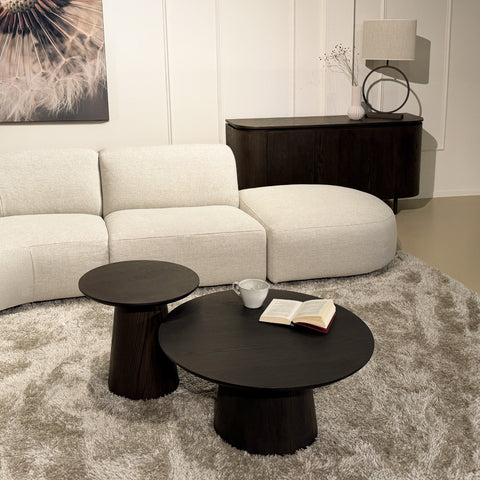 Salontafel Novero Espresso 80 cm