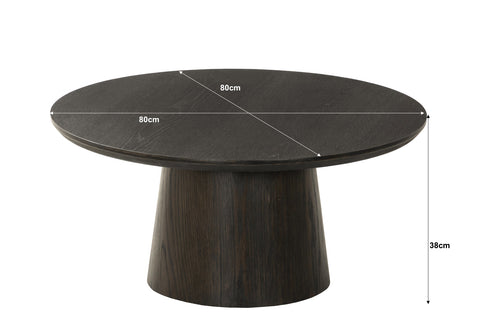 Salontafel Novero Espresso 80 cm
