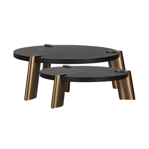 Salontafel Alexander Jones antraciet (Brody) (Set van 2)