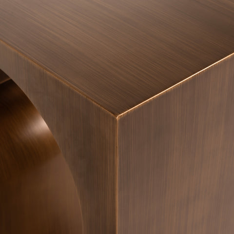 Consoletafel Alexander Jones geborsteld goud (Lugano)