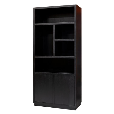 Wandkast Oakura zwart