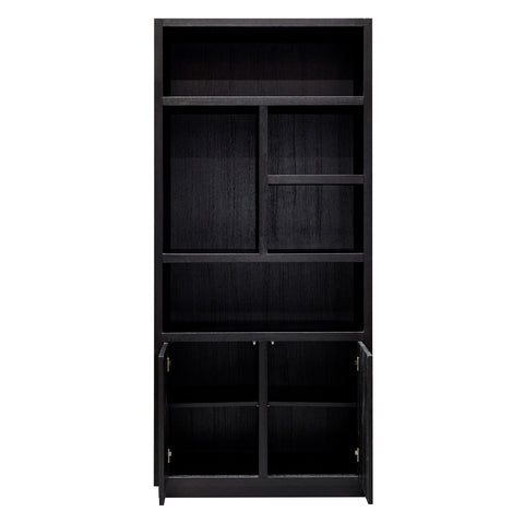 Wandkast Oakura zwart