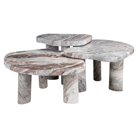 Salontafel Camino Blush beige (set van 3)