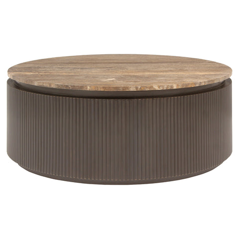 Salontafel Russo asbruin 90Ø