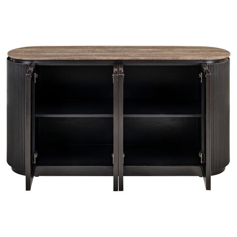 Dressoir Russo asbruin 4-deurs