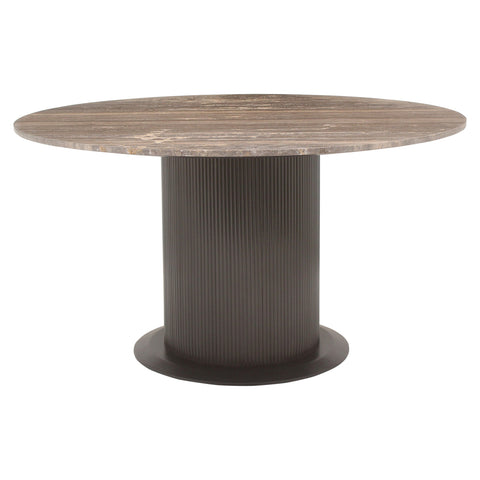 Eettafel Russo asbruin 140Ø