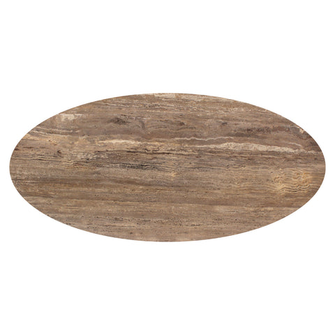 Eettafel Russo essenhout bruin ovaal 235