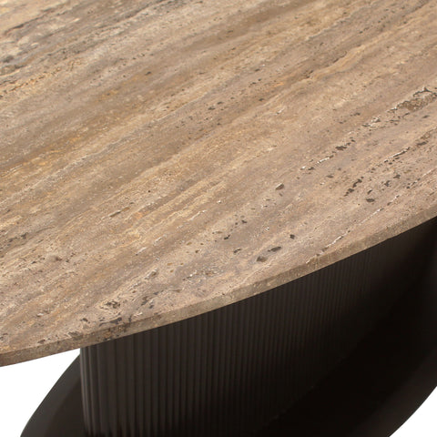 Eettafel Russo essenhout bruin ovaal 235