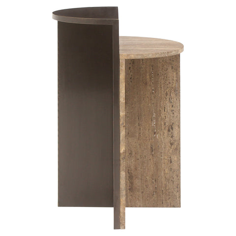 Bijzettafel Russo asbruin