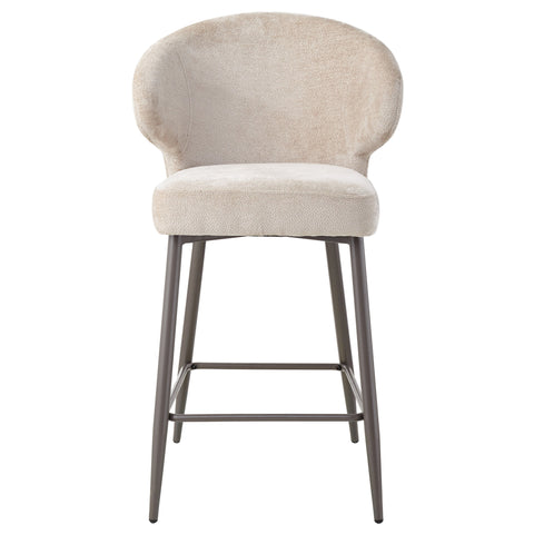Ares Beige barkruk Aphrodite 3 kleipoot