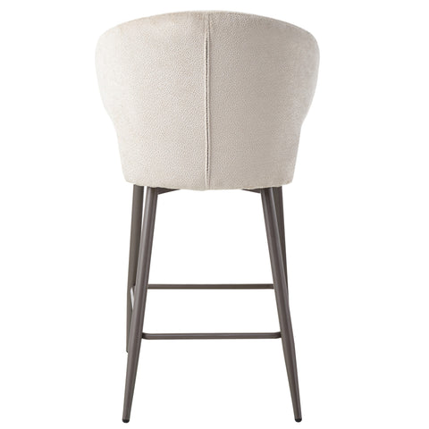 Ares Beige barkruk Aphrodite 3 kleipoot