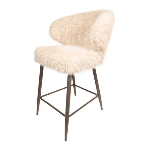 Ares barkruk haar beige