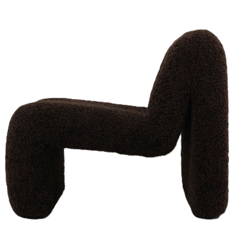 Oslo fauteuil teddy koffiebruin