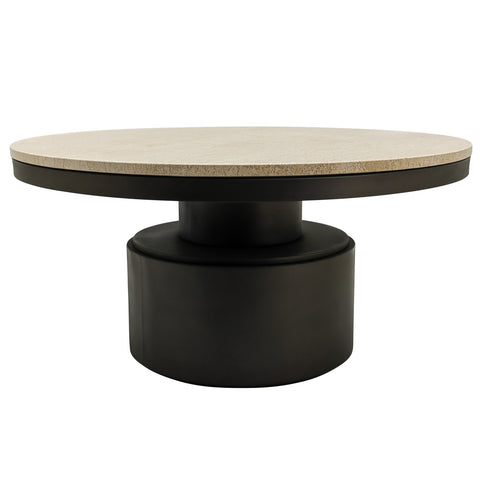 Bregt hoge salontafel beige marmer