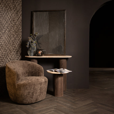 Nieuwe Grasa Bruine Fauteuil Eden 8
