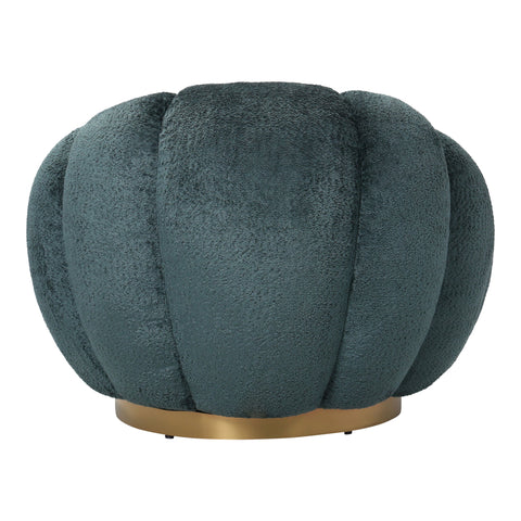 Daisy Fauteuil Turkoois Euphoria 13 Gouden Onderstel